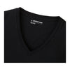 American Giant Women's Black Classic Cotton V-Neck T-Shirt