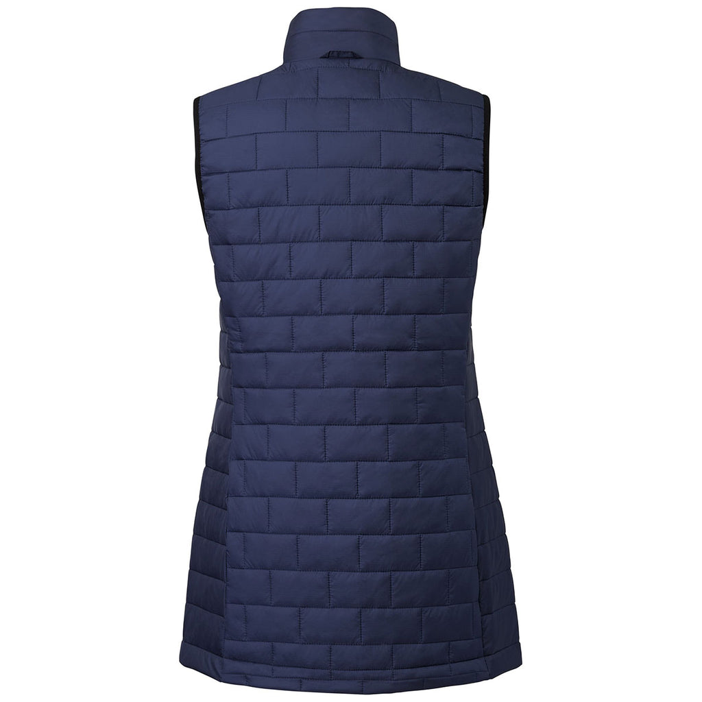 Elevate Women's Vintage Navy Telluride Lightweight Packable Insulated Puffer Vest