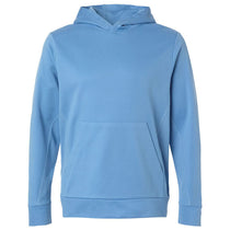 Team 365 Unisex Sport Light Blue Squad Hooded Tech Fleece Pullover