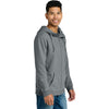 tentree Men's Grey Heather Organic Cotton Fleece Full-Zip Hoodie