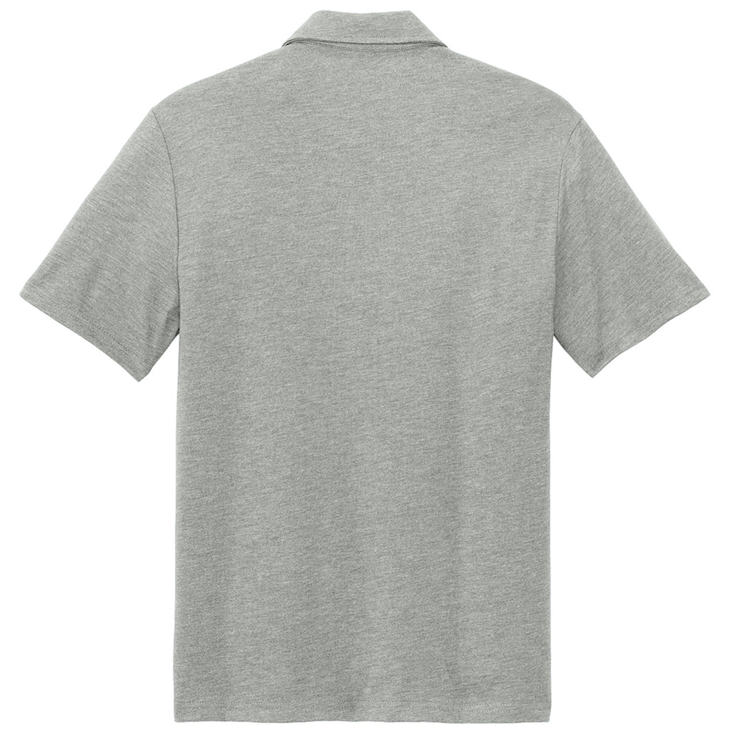 tentree Men's Hi Rise Grey Heather TreeBlend Polo