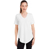 tasc Women's White Longline T-Shirt