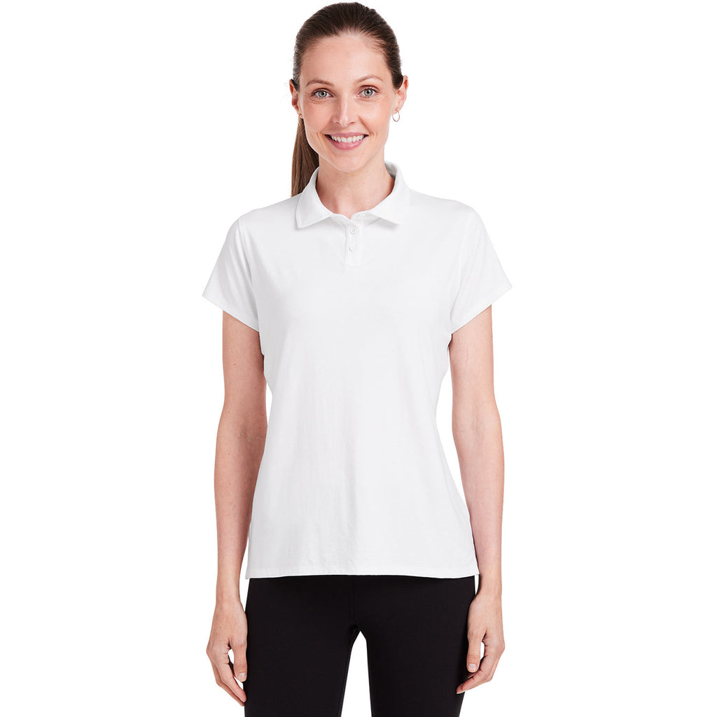 tasc Women's White Air Lightweight Polo