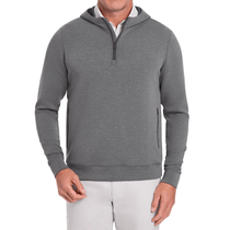 Holderness & Bourne Men's Heathered Charcoal Tilley Quarter-Zip Hoodie