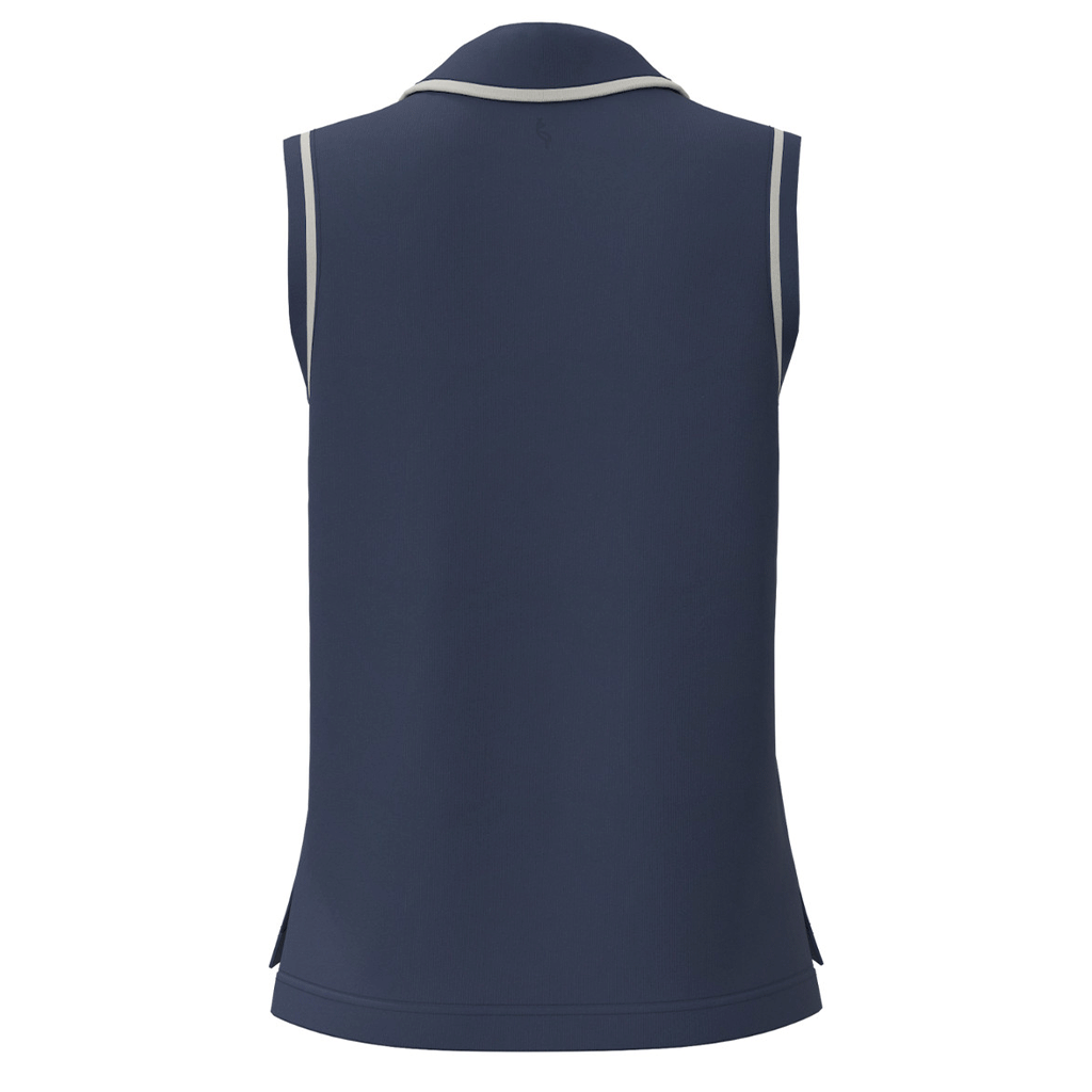 A. PUTNAM Women's Dress Blues Timeless Sleeveless Polo