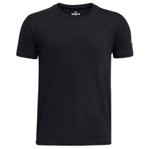 Under Armour Boys' Black/White Short Sleeve