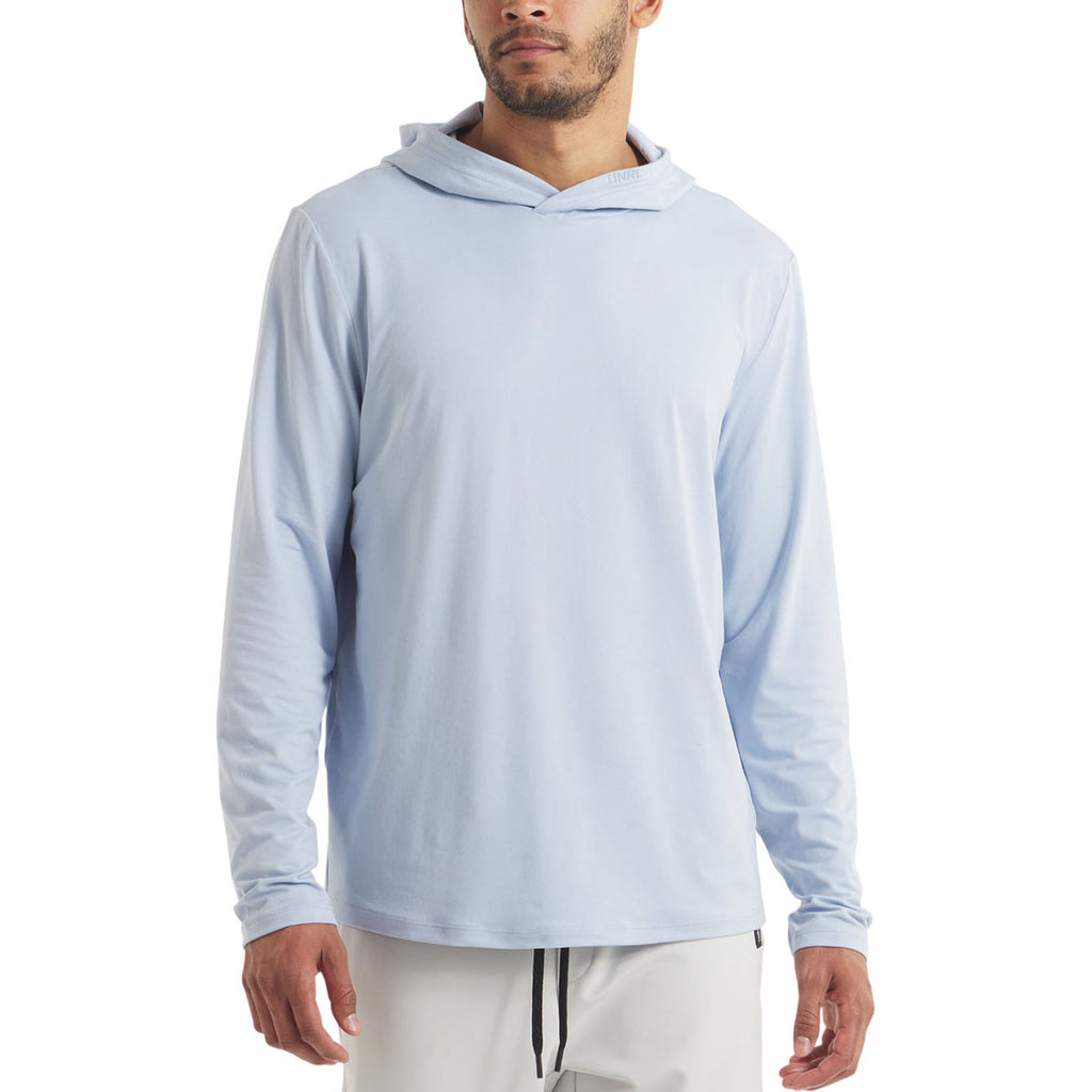 UNRL Men's Sky Blue Ultra Hooded Long Sleeve
