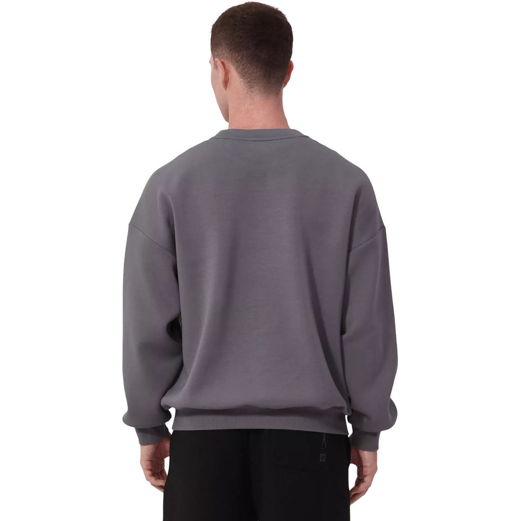Levelwear Unisex Grey Stone Luxe Signature Crew