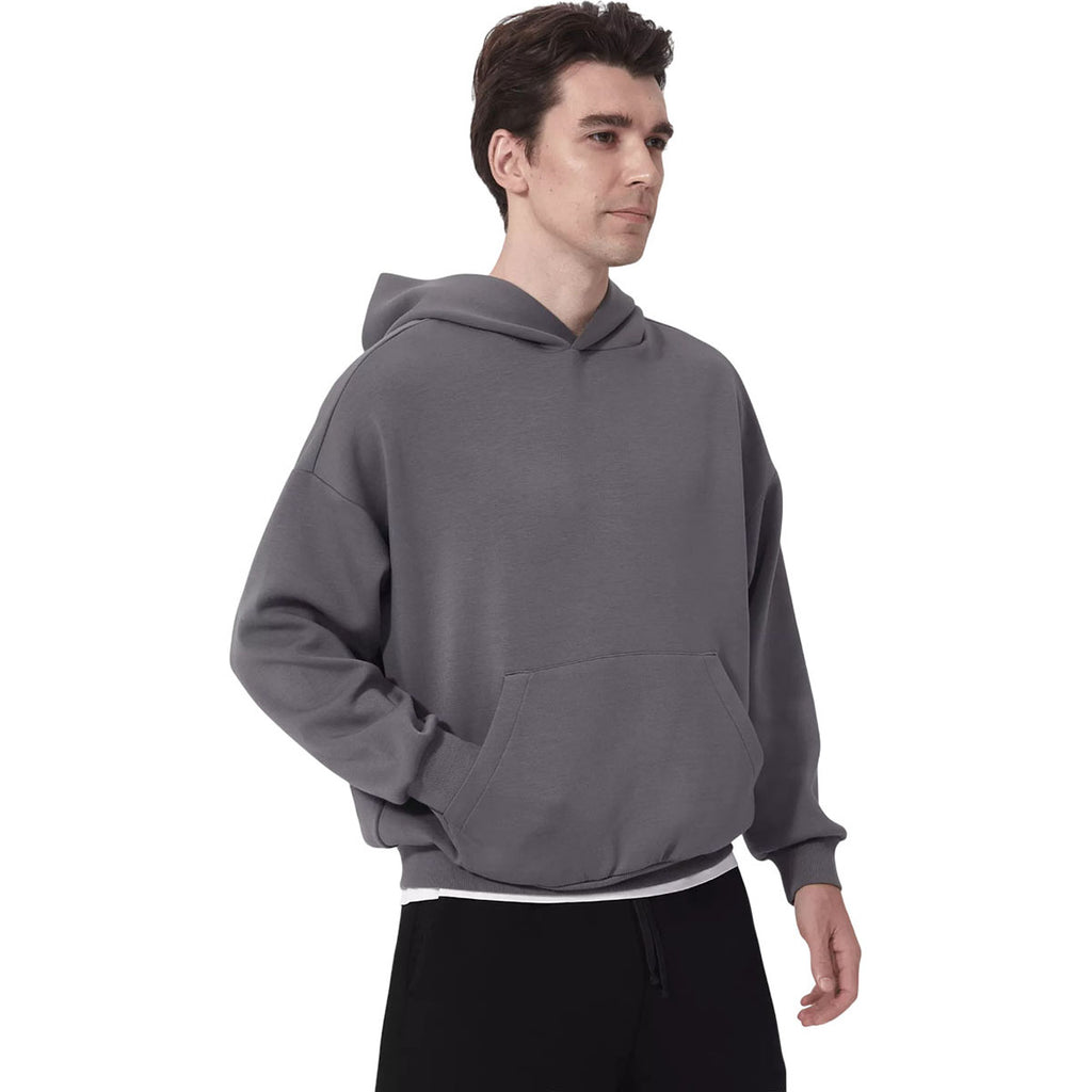 Levelwear Unisex Grey Stone Luxe Signature Hoodie