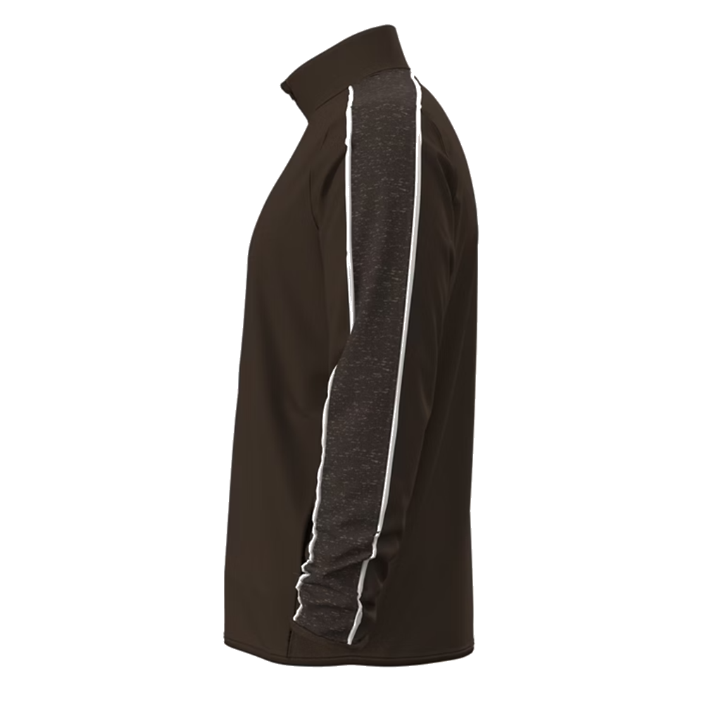 Under Armour Men's Gridiron Brown/White UA Command Full Zip Warm Up