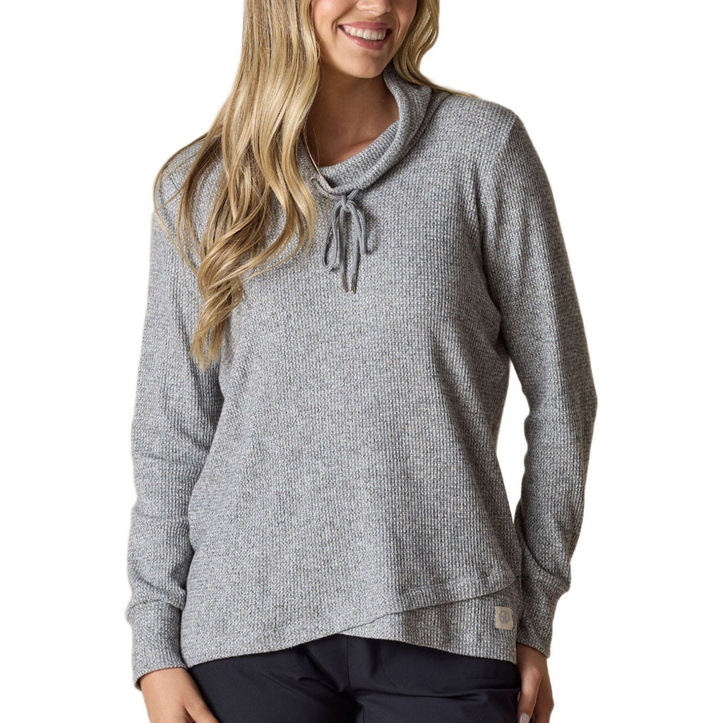 Straight Down Women's Heather Misty Top