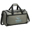 Ariel Premium Pewter Grey Chateau Leatherette Duffel