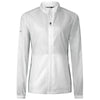 Levelwear Women's White/Pebble Band Windbreaker