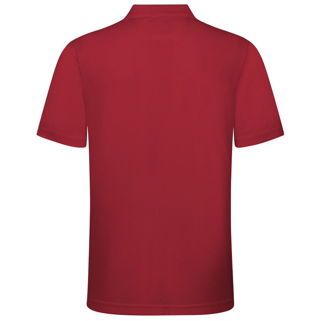 Levelwear Men's Flame Red Omaha Polo