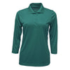 BAW Women's Teal Xtreme Tek 3/4 Sleeve Polo