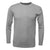 BAW Men's Heather Grey Xtreme Tek Long Sleeve Shirt