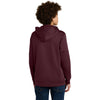 Sport-Tek Youth Maroon/ White Sport-Wick Fleece United Pullover Hoodie