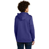 Sport-Tek Youth Purple/ White Sport-Wick Fleece United Pullover Hoodie