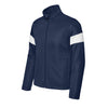 Sport-Tek True Navy/White Youth Travel Full-Zip Jacket