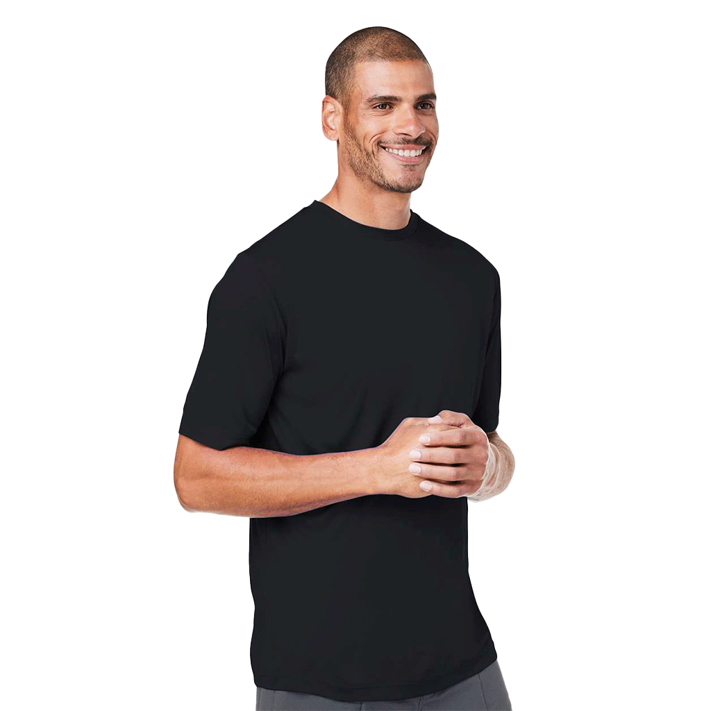 Core 365 Unisex Black Capital Performance T-Shirt