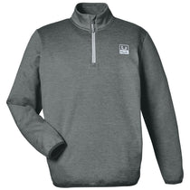 HUK Men's Volcanic Ash Heather Cold Front Quarter-Zip