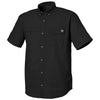 HUK Men's Black Tide Point Short Sleeve Shirt