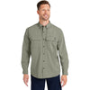 HUK Men's Moss Creekbed Long Sleeve Shirt