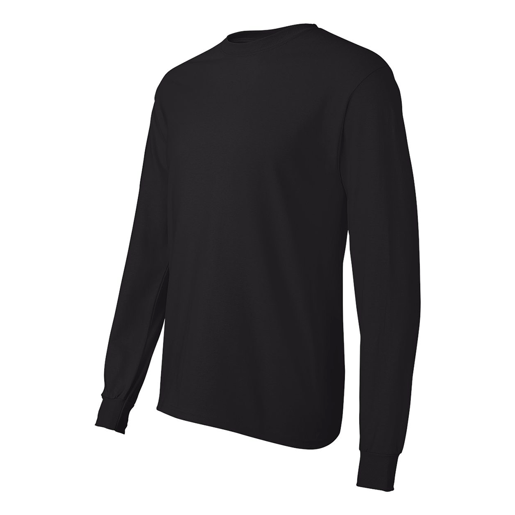 Hanes Unisex Black Authentic Long Sleeve T-Shirt