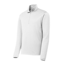 Sport-Tek Men's White PosiCharge Competitor 1/4-Zip Pullover