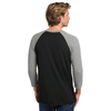 Next Level Apparel Unisex Premium Heather/Vintage Black Tri-Blend 3/4-Sleeve Raglan Tee