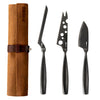 BOSKA Black Cheese Knife Set Monaco+ Dark