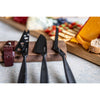 BOSKA Black Cheese Knife Set Monaco+ Dark