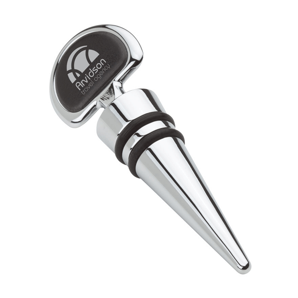 Logomark Black Basilia Bottle Stopper