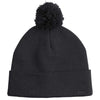 Vantage Black Pom Beanie Cap