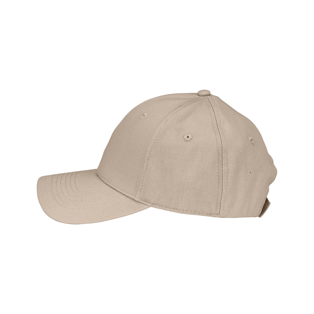 Vantage Men's Khaki Clutch Solid Constructed Twill Cap