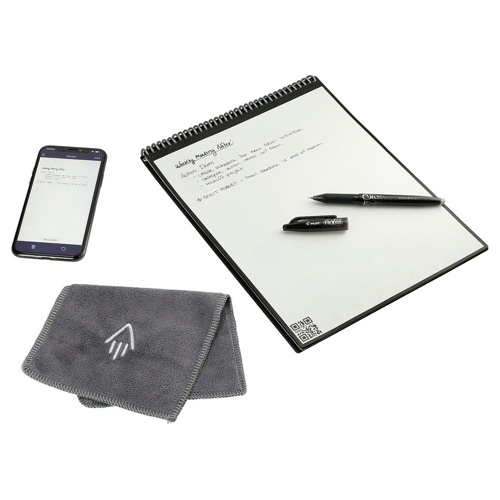 RocketBook Black Letter Flip Notebook Set