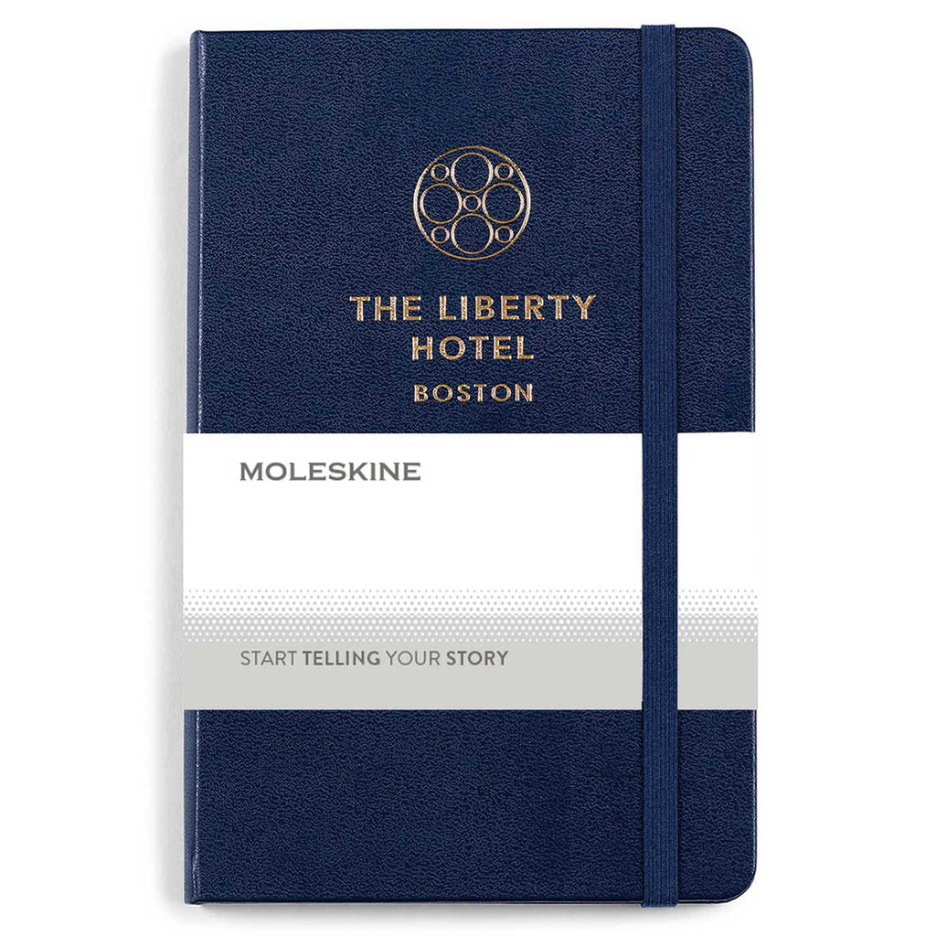 Moleskine Navy Blue Medium Notebook Gift Set