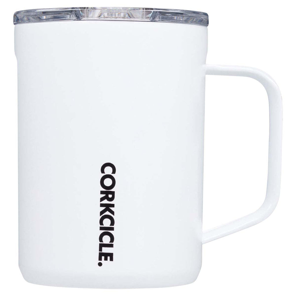 48-Hour Corkcicle White 16 oz. Coffee Mug