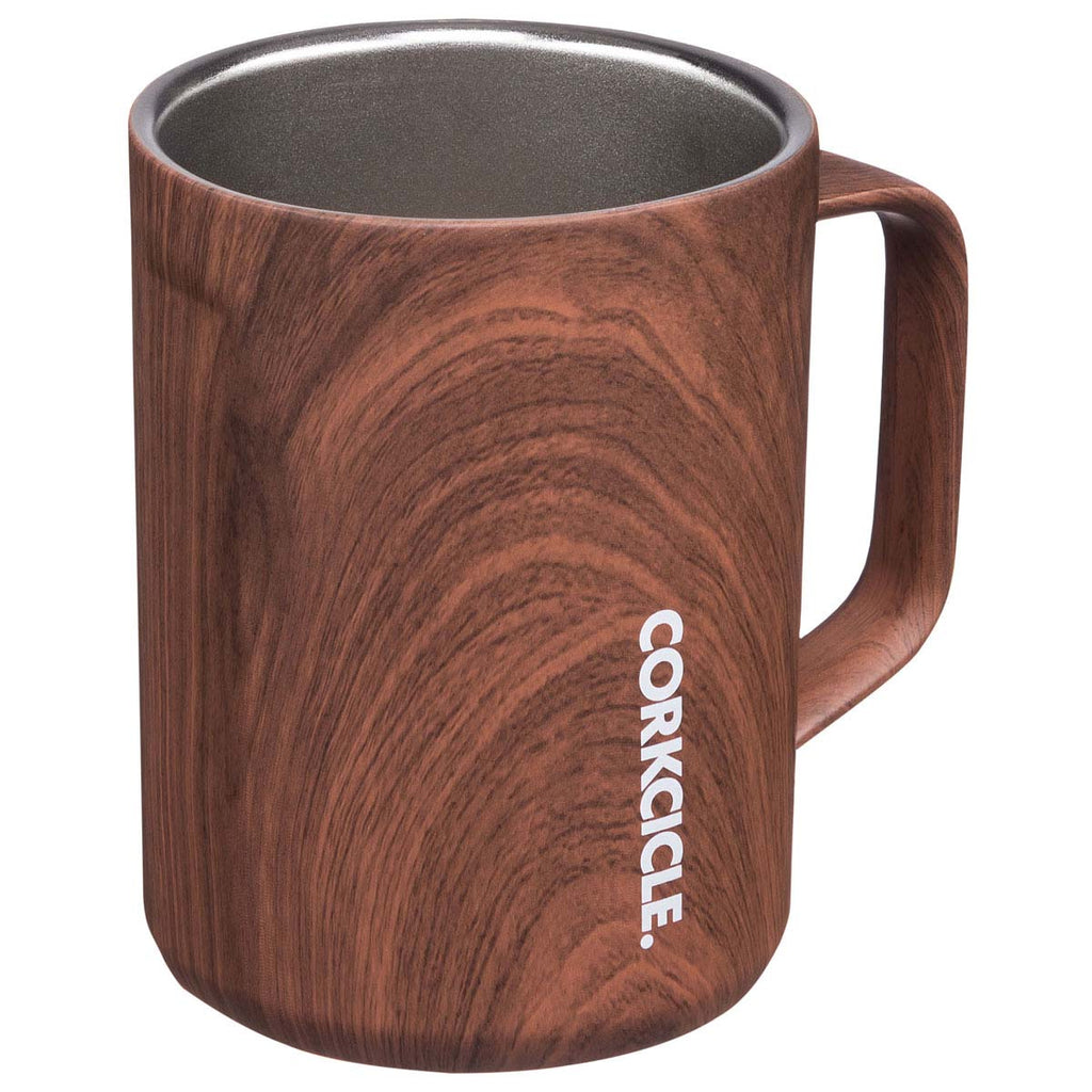 Corkcicle Walnut 16 oz. Coffee Mug