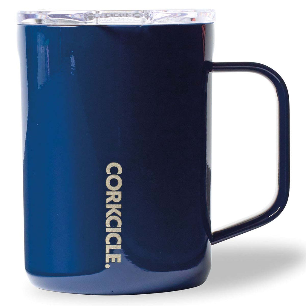 Corkcicle Gloss Navy 16 oz. Coffee Mug