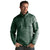 Antigua Men's Dark Pine Heather Fortune Quarter Zip