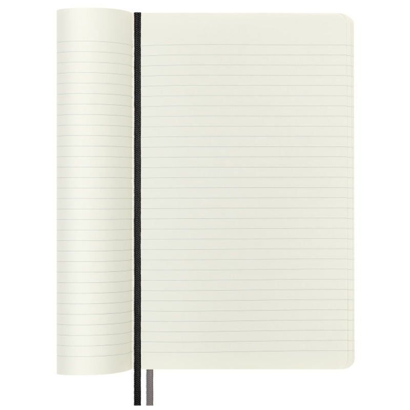 Moleskine Black Soft Cover Ruled Large Expanded Notebook