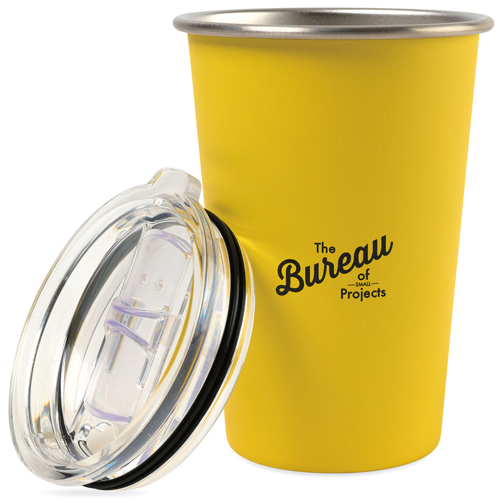 Gemline Yellow Arlo Classics Stainless Steel Travel Tumbler - 14 Oz.