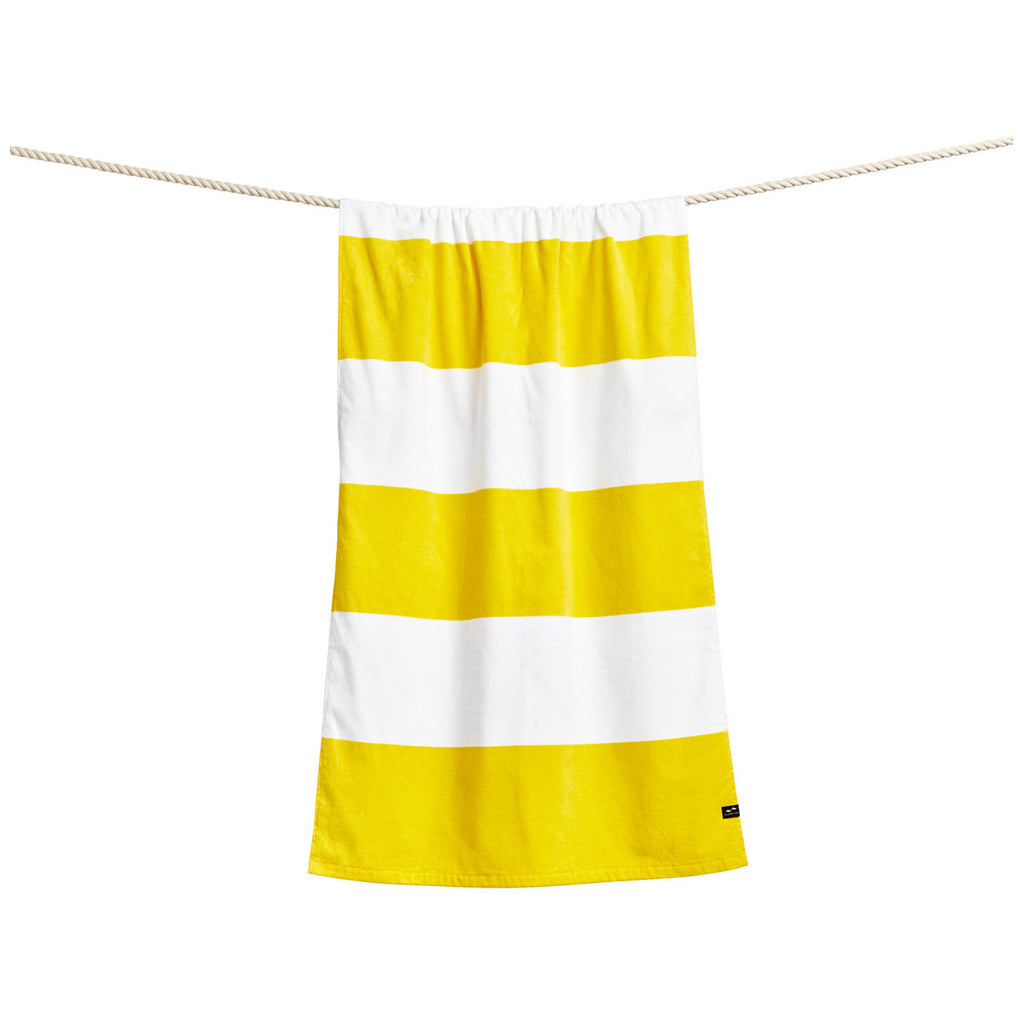 Slowtide Porto Yellow Pocket Beach Towel