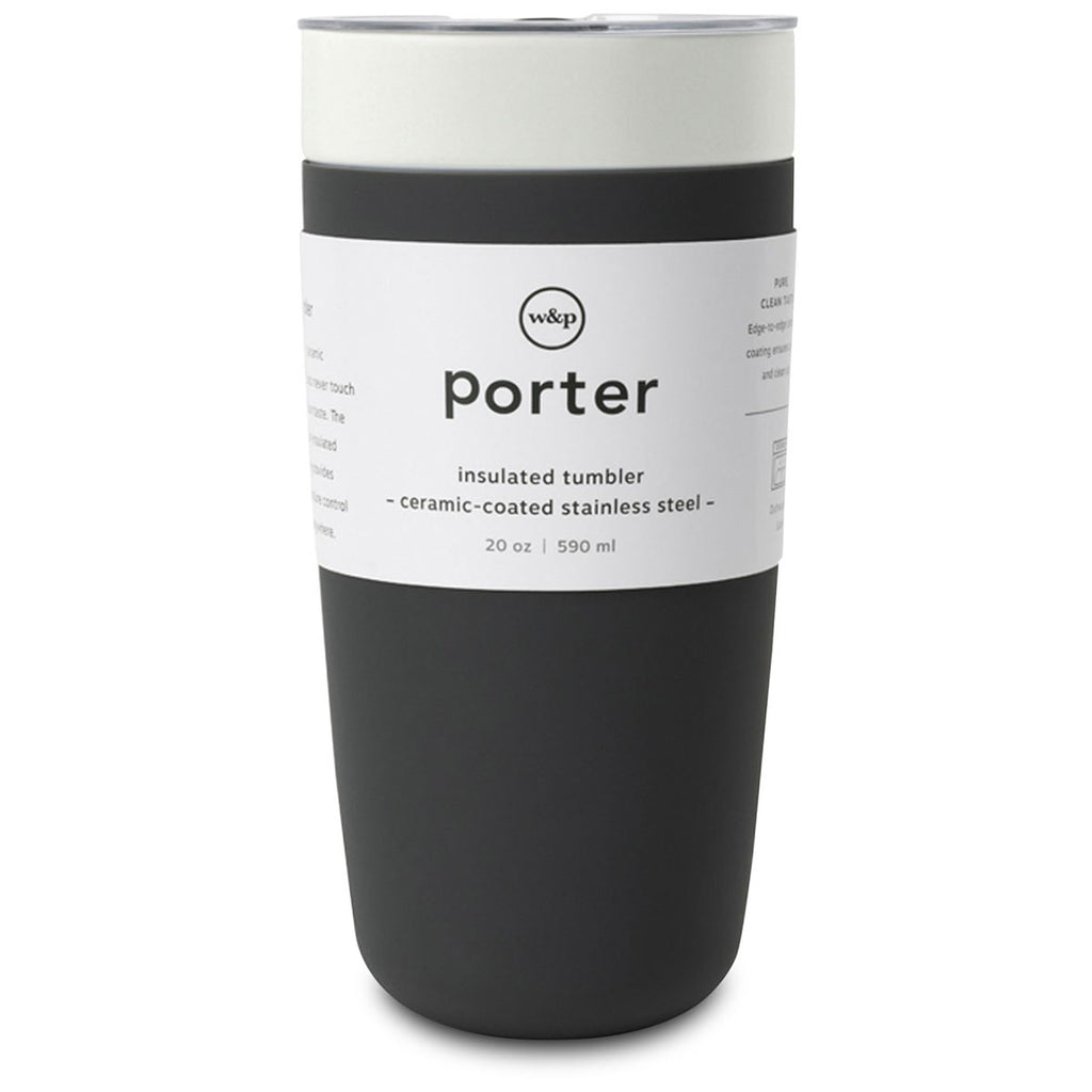 W&P Charcoal Insulated Ceramic Tumbler -20 oz