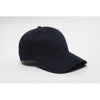 Pacific Headwear Navy Velcro Adjustable Brushed Twill Cap