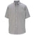 Edwards Men's Grey/Black Short Sleeve Oxford Shirt