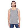 Threadfast Apparel Unisex Grey Triblend Tank