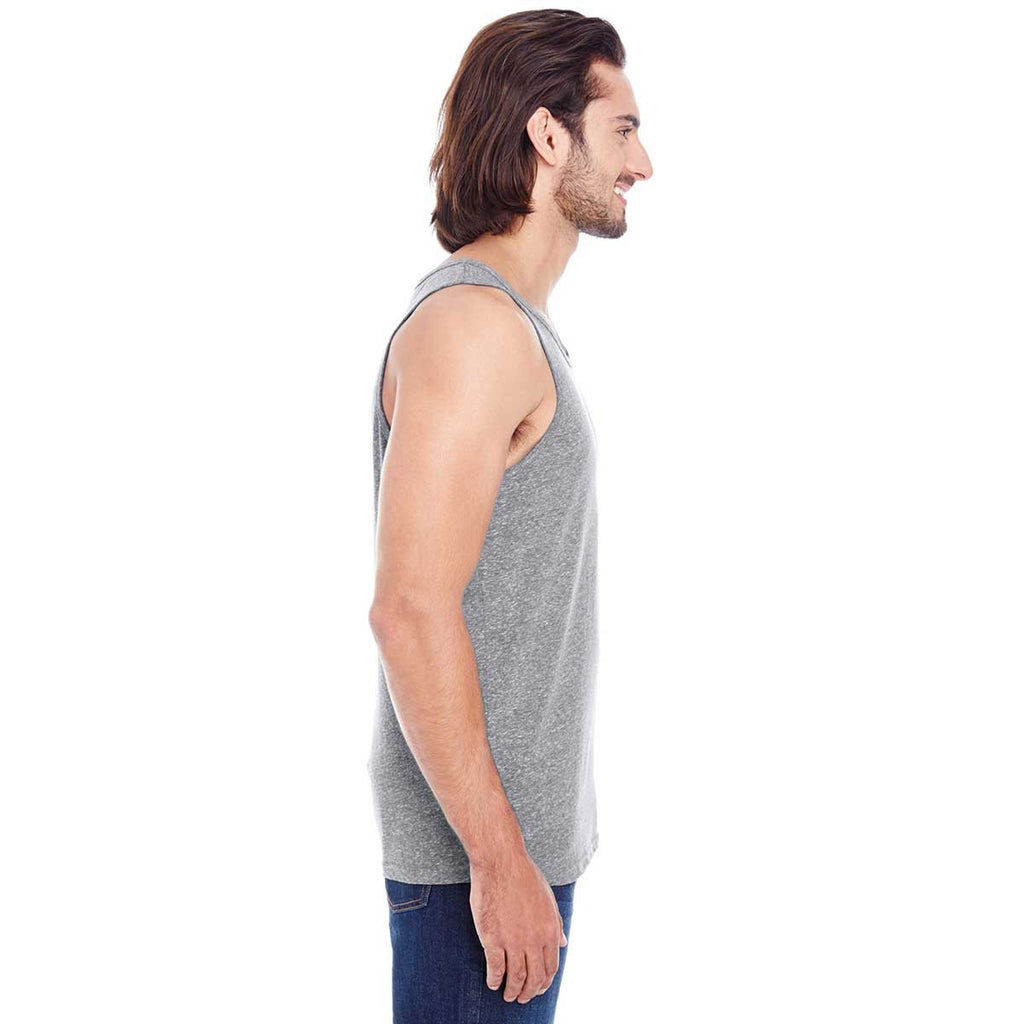 Threadfast Unisex Grey Triblend Tank