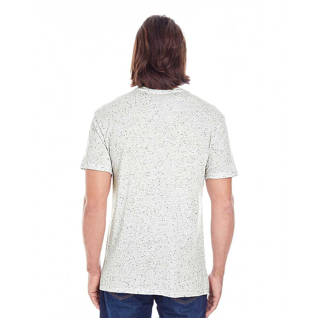 Threadfast Apparel Men's Cream Fleck Triblend Short-Sleeve T-Shirt